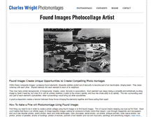 Tablet Screenshot of charleswrightphotomontages.com